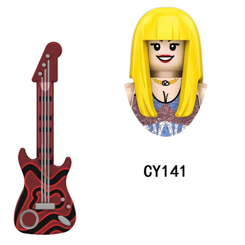 LG1015 Конструктор для девочек Знаменитые сборные кубики Принцесса Мини-куклы Фигурки Экшн Детские Милые Каваий Игрушки для Рождественских подарков