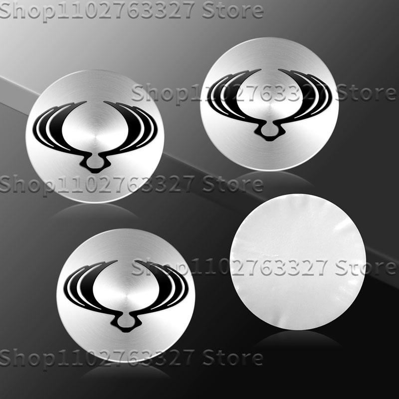 4Pcs 56mm Aluminium Dust Cover Car Aluminum Air Tire Valve Caps For SsangYong Actyon Turismo Ssang Rodius Rexton Korando Musso TC1