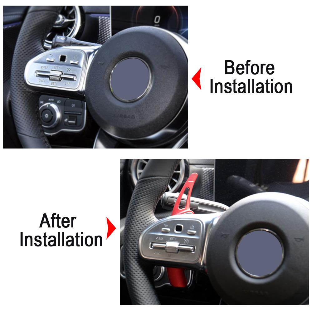 Для Mercedes-Benz CLA C118 GLA CLS C257 Coupe GLE W167 MB EQC B Class W247 Автомобильный переключатель рулевого колеса