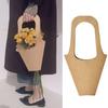 2pcs Handle Kraft Paper Flower Bags Flowers Wrapping Gift Flower Packaging Boxes for Home Wedding Party Decoration
