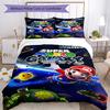 3pcs Custom Name Game Bedding Set Duvet Cover Closure Includes 1 Duvet Cover & 2 Pillowcases, Soft and Comfortable for All Seasons.
