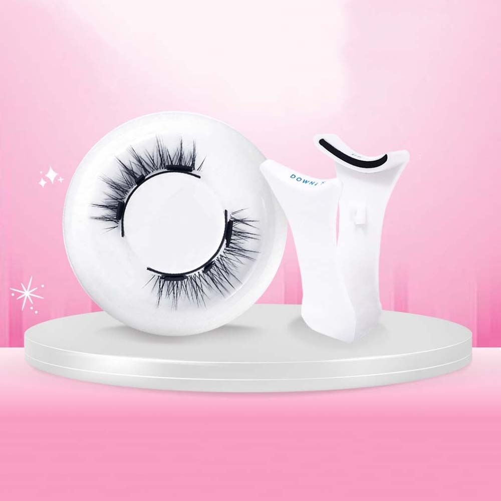 Glue Free Magnetic Eyelashes with Clip DIY False Eyelash Clusters Lady Makeup Tools