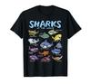 Shark Shirt Sharks Sea Animals Shark Lover World's T-shirt