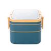 Japanese Multi-layer Insulated Bento Lunch Box - Portable, Microwave-Safe, and Fresh-Keeping.
