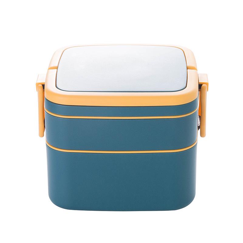 Japanese Multi-layer Insulated Bento Lunch Box - Portable, Microwave-Safe, and Fresh-Keeping.