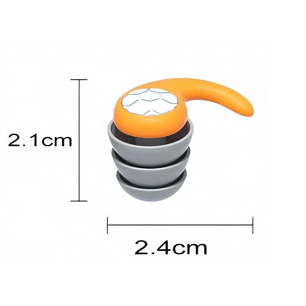 1 пара мягких силиконовых берушей с шумоподавлением, водонепроницаемые, удобные для ношения, подходят для сна и плавания