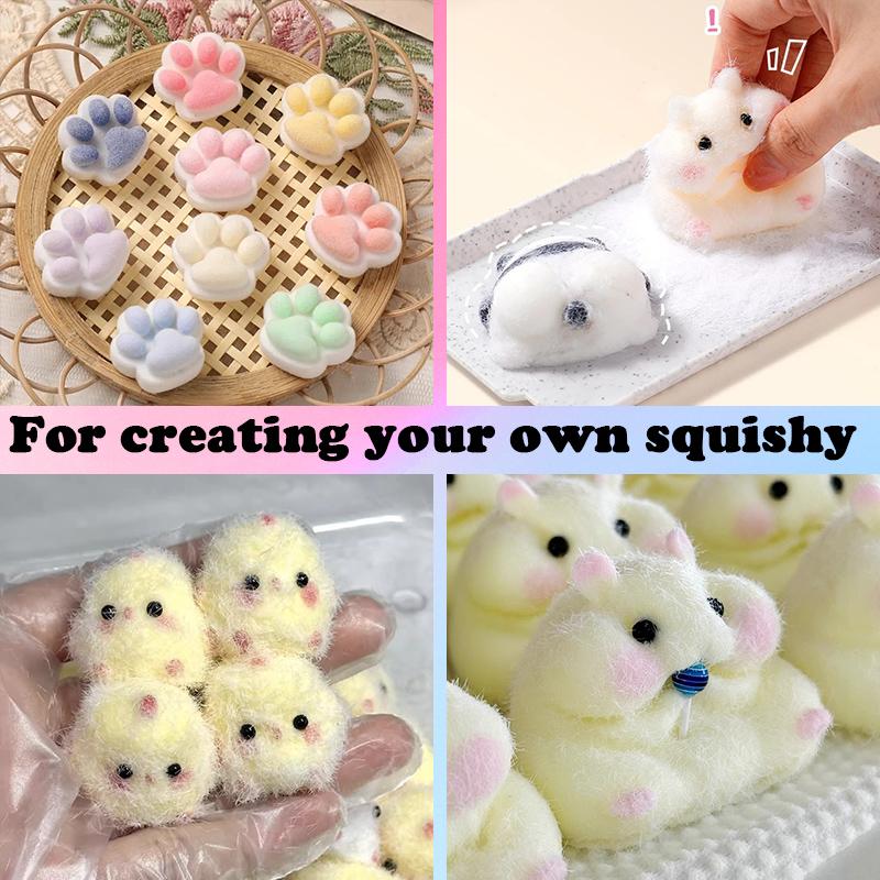 Набор Taba Squishy Жидкий силиконовый гель Супермягкий набор Squishy 1:Силикон 1:1 для формования хомяков, кошачьих лап, сделай сам