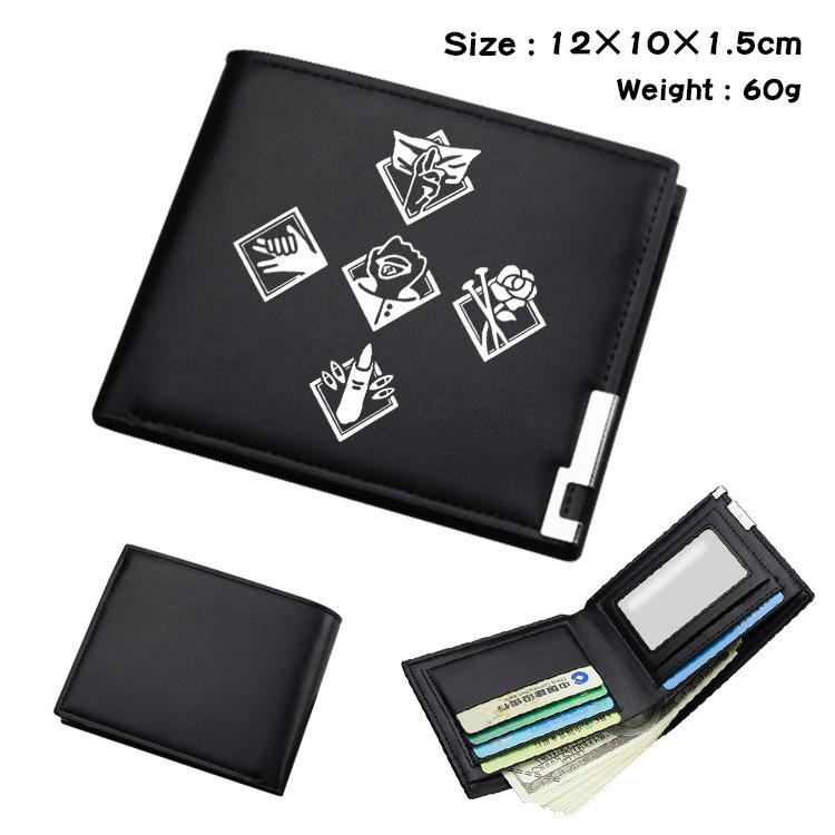 Jujutsu Kaisen Anime Wallet PU Leather Short Coin Purse Card Holder for Students