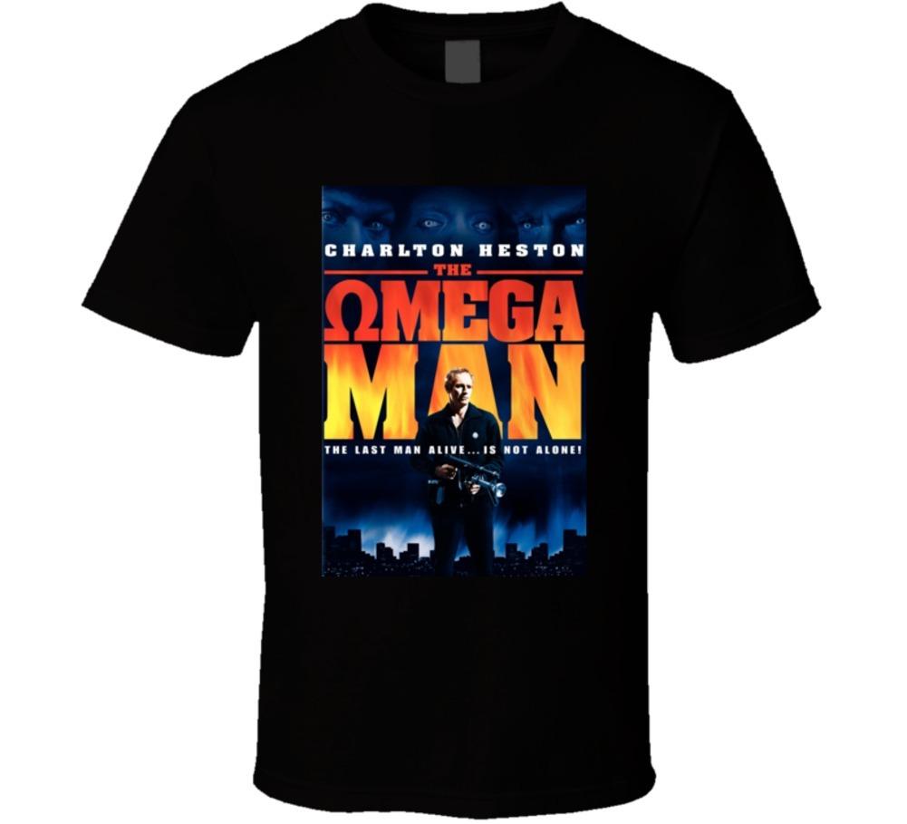 The Omega Man Charlton Heston movie T Shirt Mens Womens Tees Top