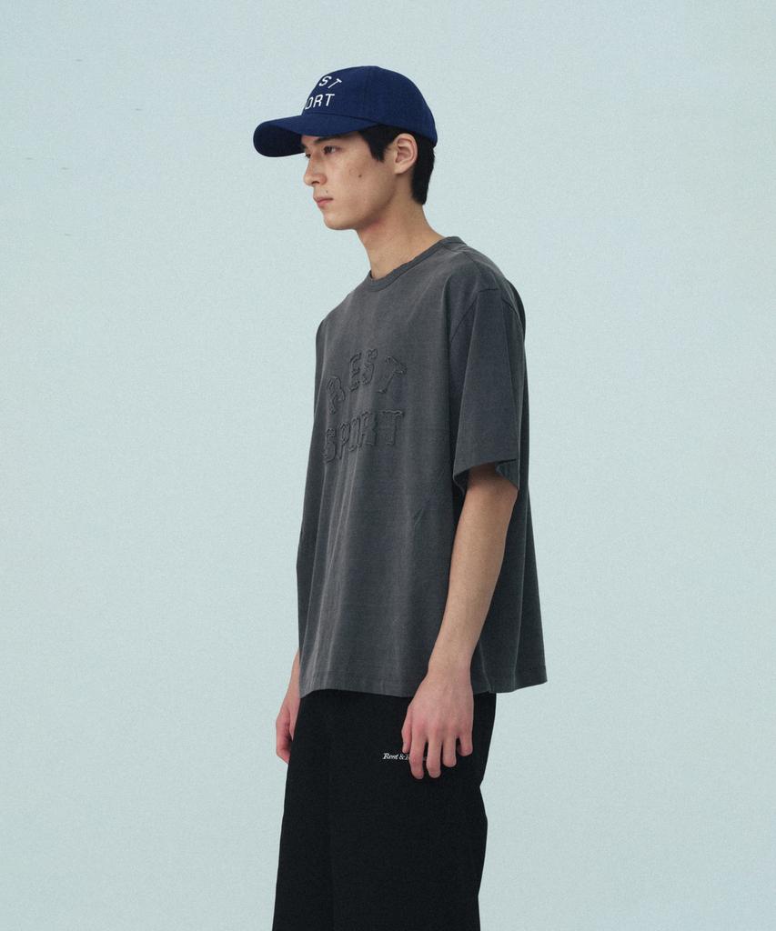 REST&RECREATION Rs Pigment T-Shirt - Charcoal
