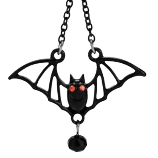 1 Pair Drop Earrings Matte Black Triple Bat Hook Earrings Women Halloween Earrings Witchy Goth Ear Adornments