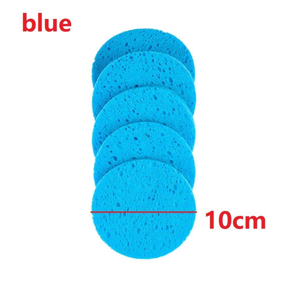 5 шт. Мягкий очищающий отшелушивающий спонж для умывания лица, мочалка для тела, очиститель для лица, компресс-пуховка