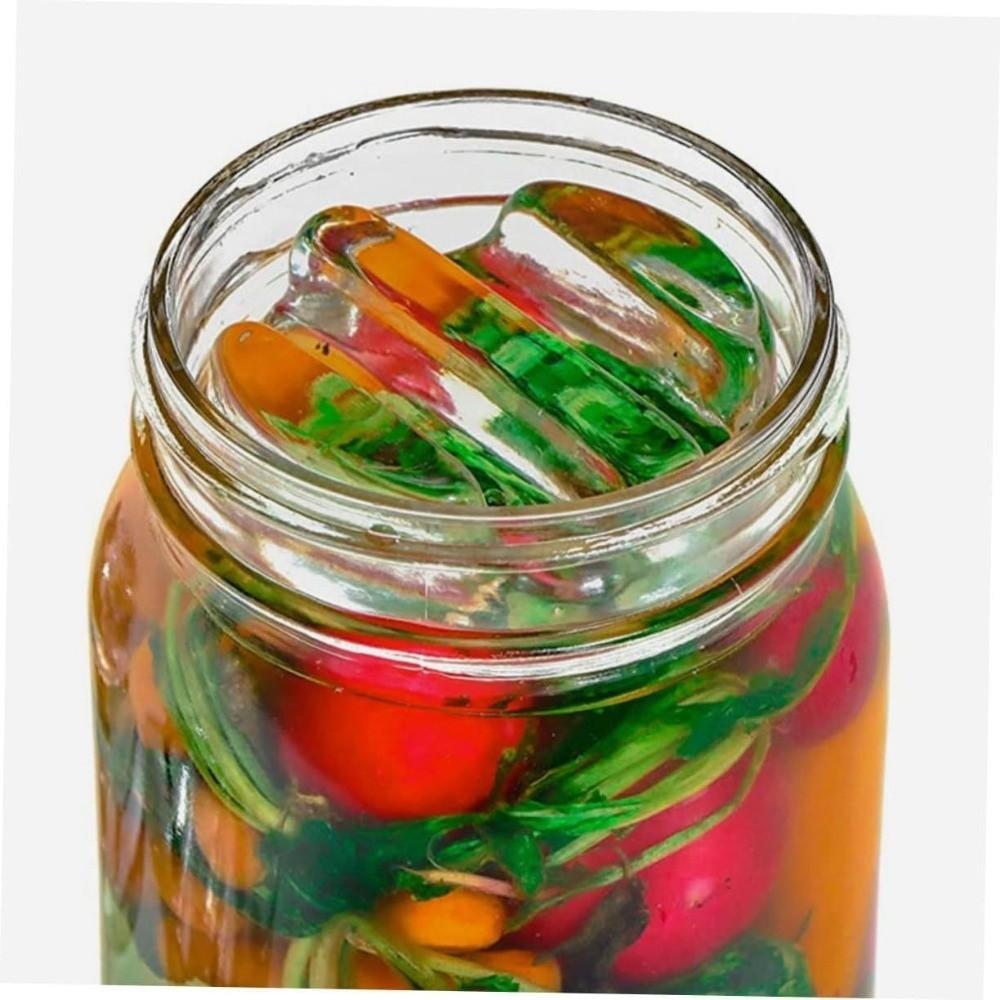 Heavy Glass Fermentation Weights with Handle Fermentation Weight Set Cheese Fermentation