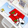 Cartoon cute Snoopys dog Mouse Pad Gaming Locking Edge Big Computer Gamer Large Rubber Art Mousepad Valorant Laptop Desk Mat