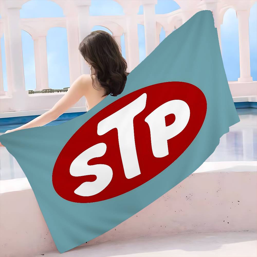 S-STPs Motor Car Oil Microfiber Printed Beach Towel Mountain Climbing Yoga Beach Swimming Running Absorbent Soft Towel
