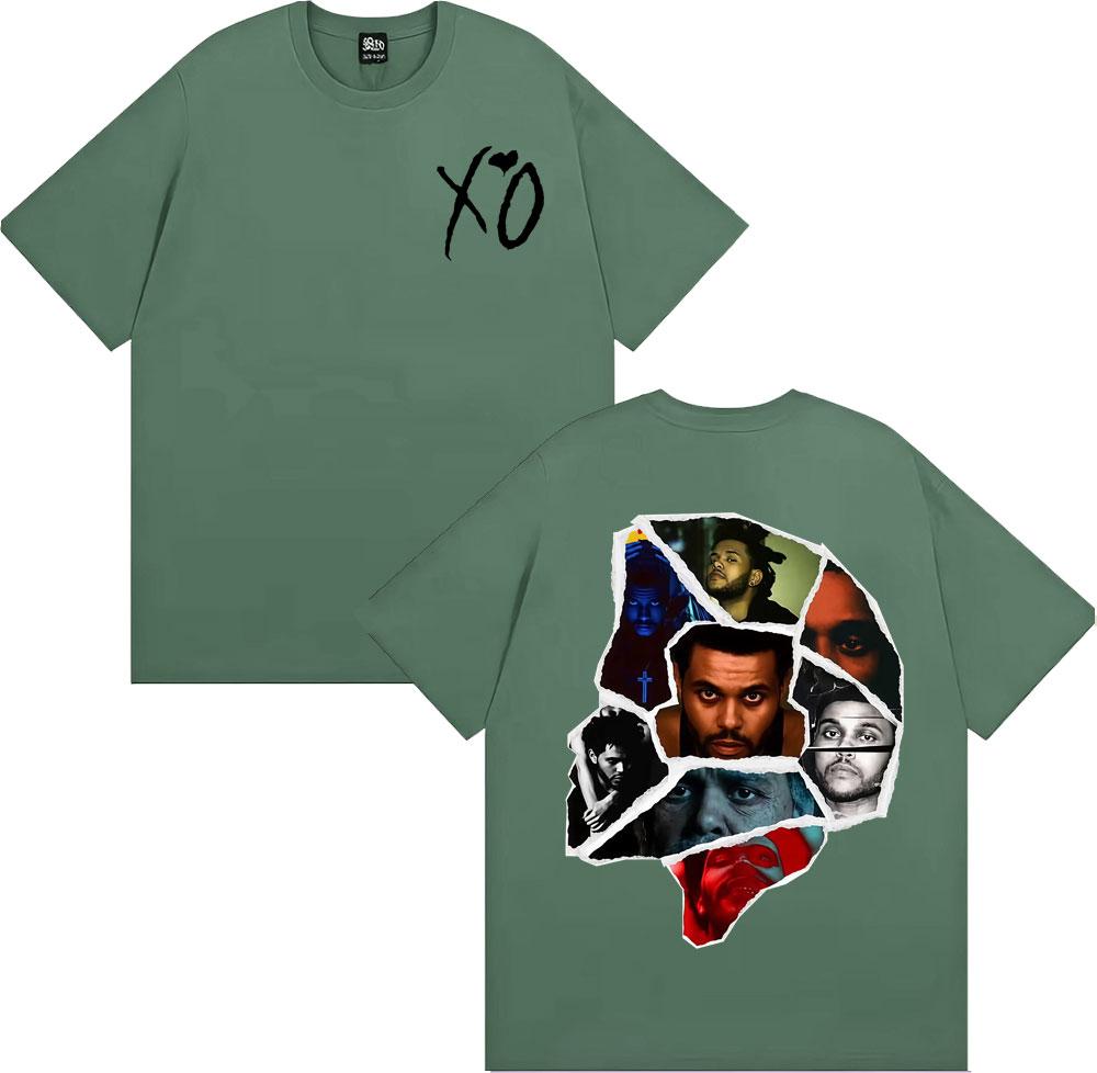 The Weeknd After Hours Til Dawn Album Cover Tshirts Unisex Women Harajuku Hip Hop High Street T Shirt Casual ONeck Cotton Tshirt