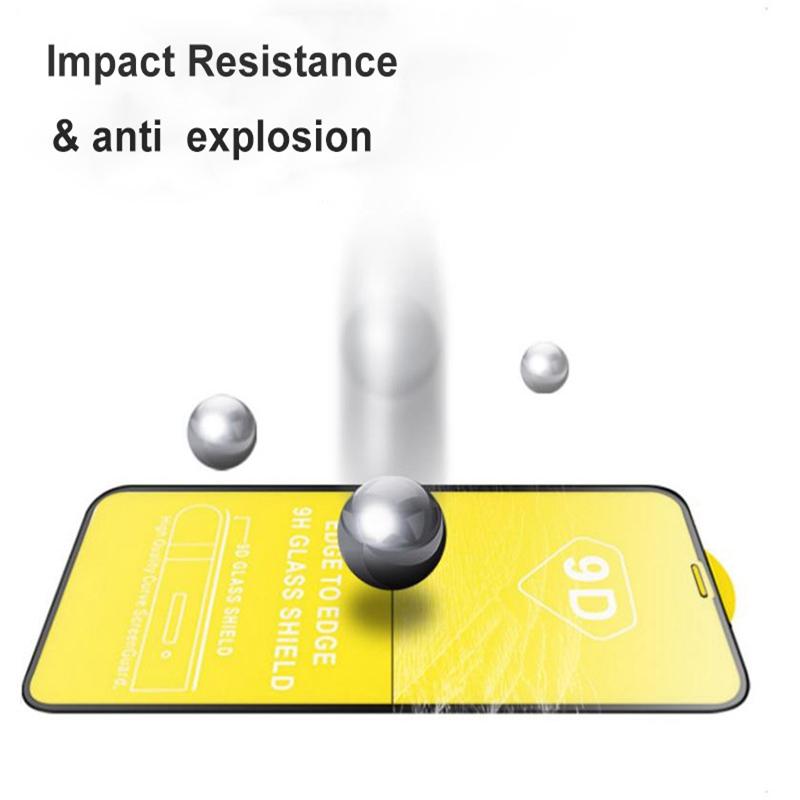 1-4PCS 9D Protective Glass For iPhone 16 15 11 12 13 14 Pro Max 15Plus Screen Protector For iPhone XR X XS MAX Tempered Glass2