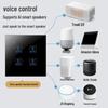 Zhengshang C3 Умный WiFi-переключатель с граффити: Беспроводная голосовая панель, стандарт ЕС, совместима с Alexa и Google Assistant.