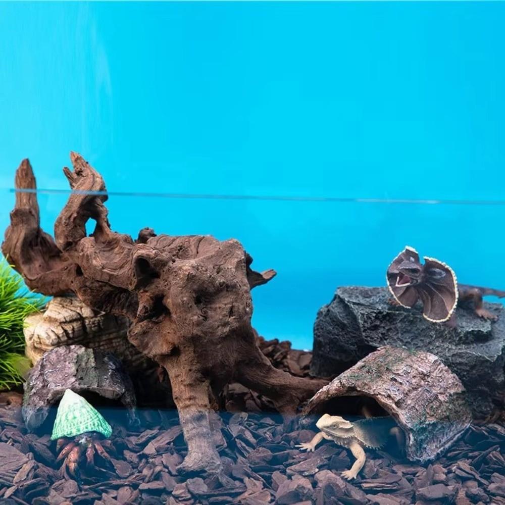 Escape Cave Reptile Hideout Simulation Reptile Cave Lizard Hideaway Shelter  Pet Breeding