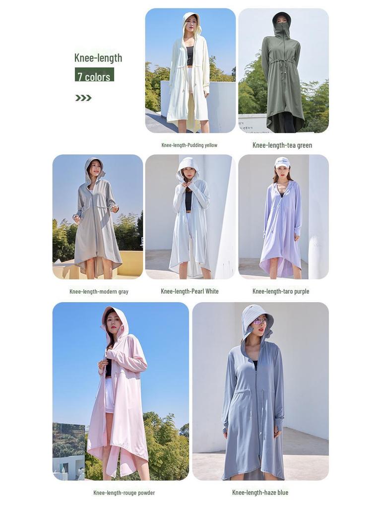 Women's UPF 50+ Sun Protection Jacket - Lightweight, Cool, Hooded for Summer Outdoors 2024.