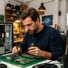 Высокочувствительный индуктивный тестер LC R-метр Детектор электронных компонентов Для Автомастерской Дома Автоэлектроники Ремонта