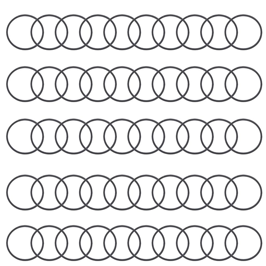 Резиновые приводные ремни 1,2 мм для проигрывателей кассетных проигрывателей магнитофонов диаметром 25/28/30 мм 50 шт.