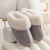 Lamb Wool Winter New Cotton Shoes Snow Cotton Velvet Home Warm Non-slip Waterproof Fluffy Shoes Women
