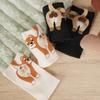 Unisex Funny Cartoon Dogs Egg Socks Warm Soft Japanese Korean Cute Happy Puppy Husky Starling Dalmatian Teddy Cotton Socks