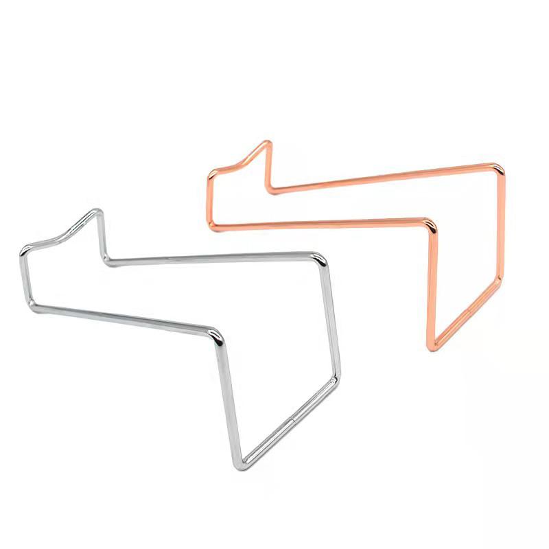 1PC European Style Counter Decor Electroplating Craft Display Holder Wine Rack