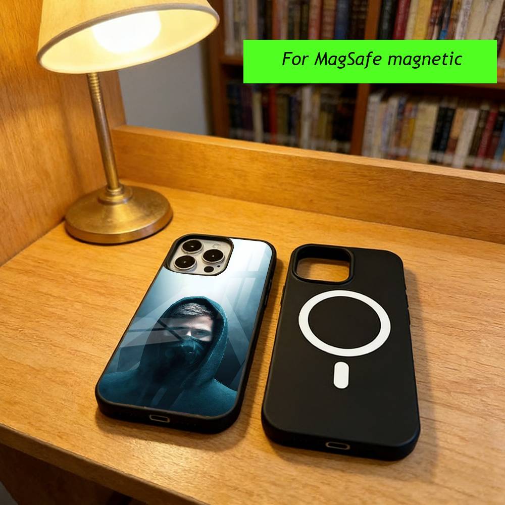 Чехол для телефона Alan Olav Walker для iPhone 17, 16, 15, 14, 13, 12, 11 Plus, Pro, магнитный, с поддержкой беспроводной зарядки MagSafe