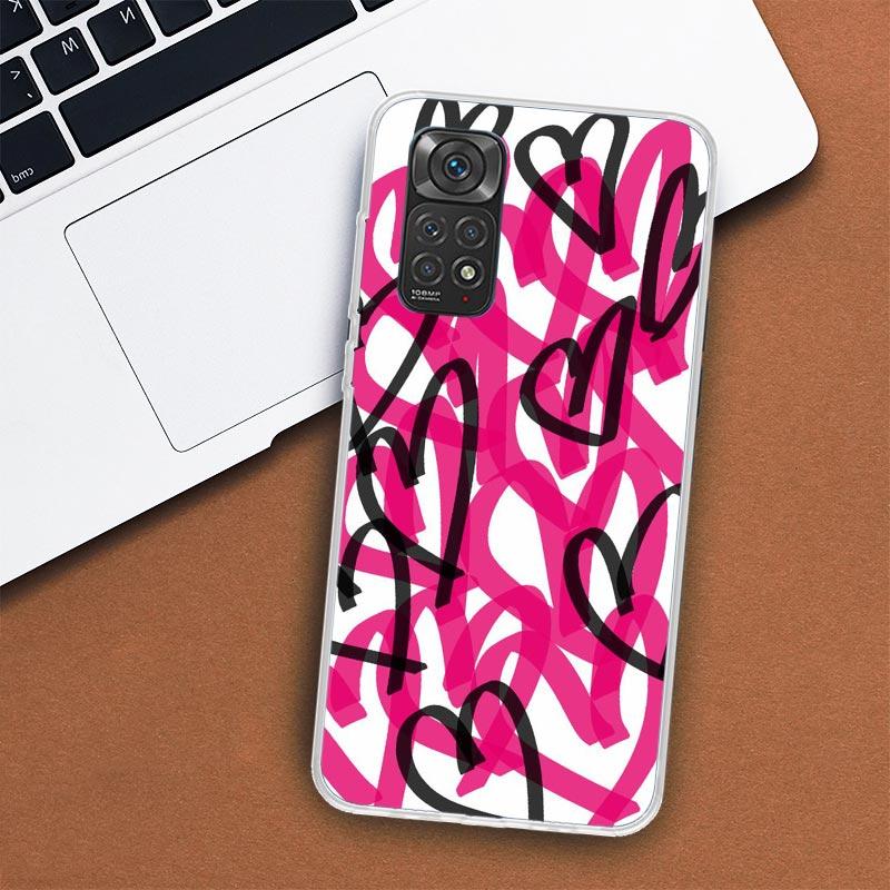 Чехол для телефона AMOR This Is Love для Xiaomi Redmi Note 13 12 12S 11 11S 10 10S 9 9S 11T 11E Pro Plus 8 8T 7 + чехол-накладка