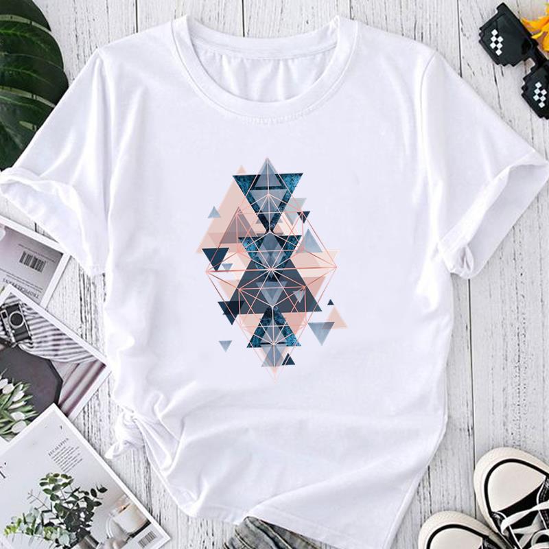 (Азиатский размер) Модная футболка с графическим принтом и забавным трендом, милая женская повседневная футболка, повседневная женская летняя футболка с коротким рукавом