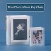 Photo Collection Card Holder Mini Photo Organizer Key Chain Album Key Ring Bag Pendant Photo Album