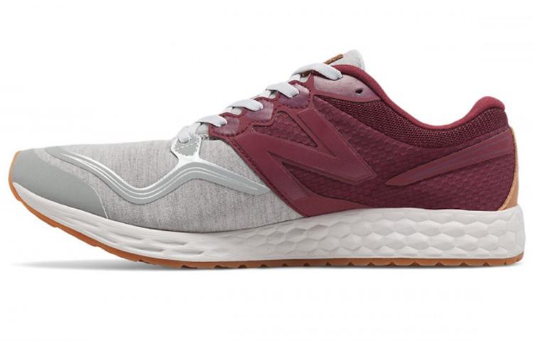 Herren Sneaker New Balance NB Fresh Foam Laufschuhe Niedrig geschnitten Freizeit Laufschuhe Herren Grau Rot