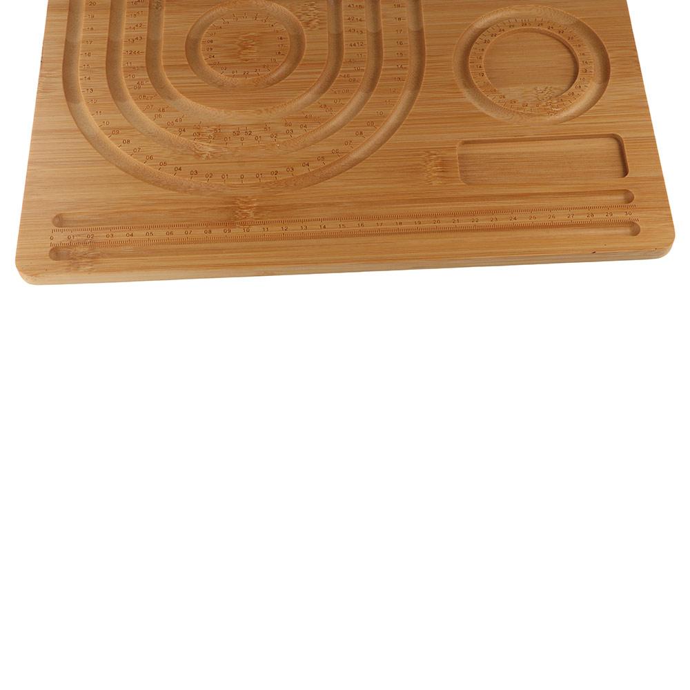 Eco-Friendly Wooden Bead Board With Scale Bracelet Beading Boards Jewelry Design Board  Crafts DIY
