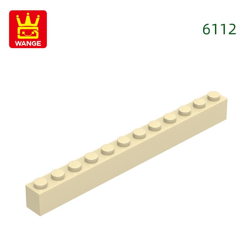 Нетоксичный 22 шт./лот 6112 1x12 Высокий 12-отверстий Строительный блок Moc Цветные Аксессуары Совместимые с Кирпичом Diy Детская игрушка Сборка Подарок