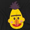 Sesame Street Unisex Adult Bert Kawaii Face T-Shirt