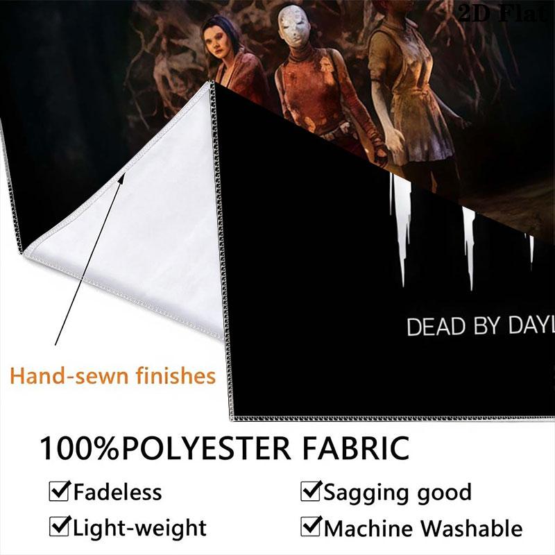 Dead by Daylight Wall Hanging Printed Fabric Blanket Decorative Tapestries for Bedroom Living Room Home Decor