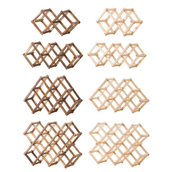 Деревянная стойка для хранения вина, дизайн в форме пчелы, сборка не требуется, горизонтальное размещение бутылок, влажная пробка, универсальный органайзер для 3-10 бутылок