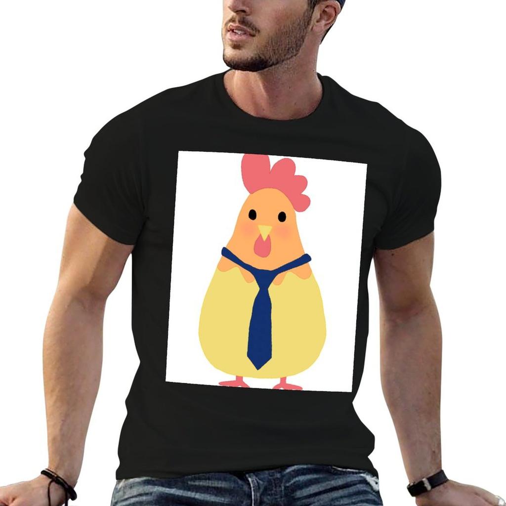 A hen in a tie TShirt Trendy Pattern TShirt for Unisex