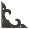 46PCS Small Size Retro Buckle Locks Bronze Box Hinges Angle Code Latch Hook Hasp  Gift Box
