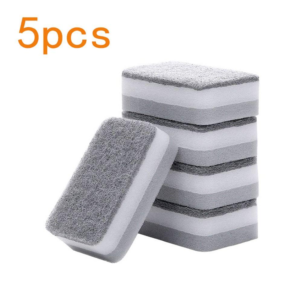 Catering Kitchen Supplies Dishwashing Cloth Double-sided Scouring Pads Sponge Cleaning Dish