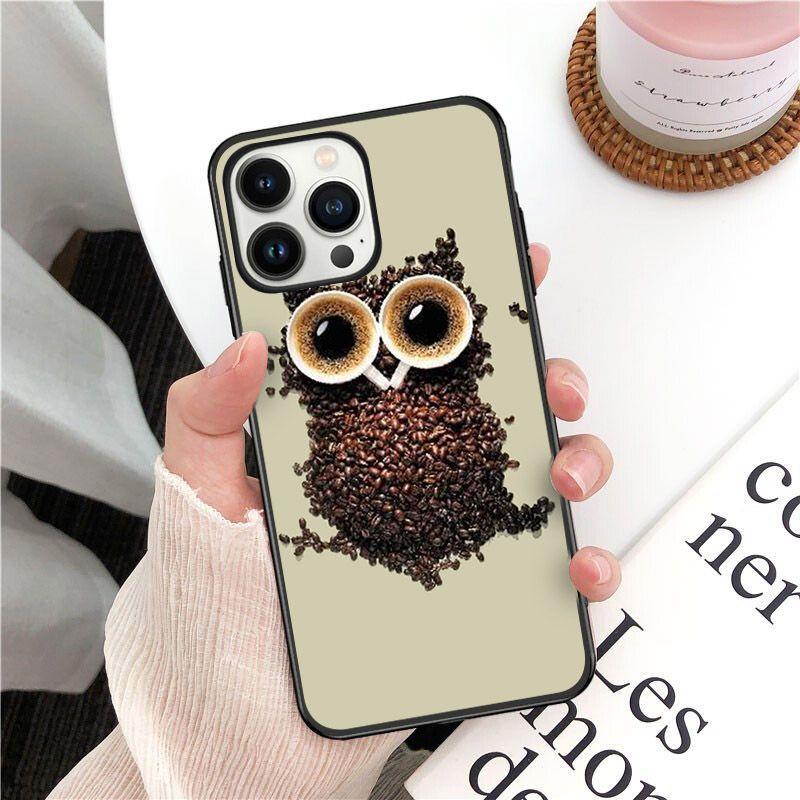Funda Cute Owl Hearts Lover Christmas Phone Cover For Iphone 14pro 11pro 12 13pro Max 5s 6s Xs 7 8plus SE Xr 12mini Coque Cases