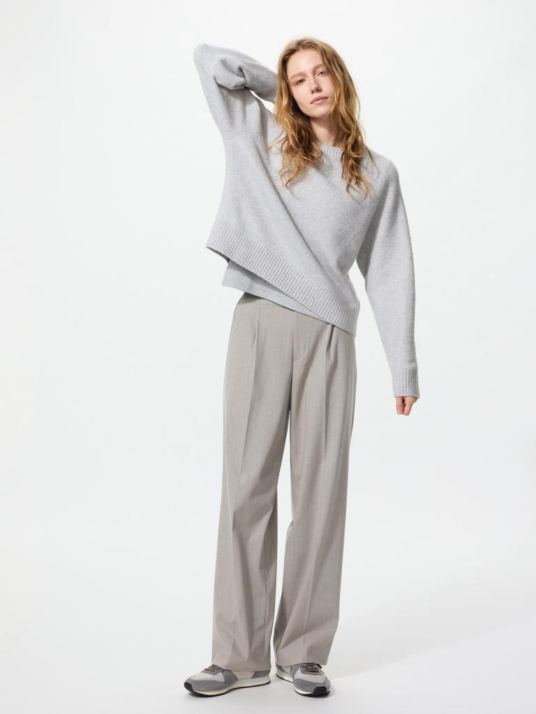 Uniqlo Японские широкие брюки Tuck, длинные