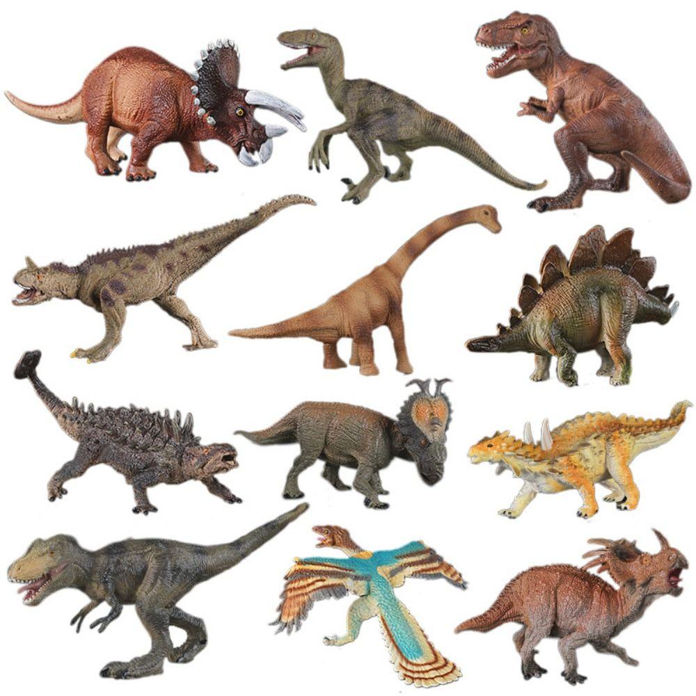 Rubber Jurassic Dinosaur Multiple Sizes Dinosaur Action Figures Dinosaur Model Birthday Gift