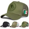 Unisex Mexican Flag Embroidery Baseball Net Caps Spring Summer Outdoor Adjustable Casual Hats Dad Hat Sunscreen Hat