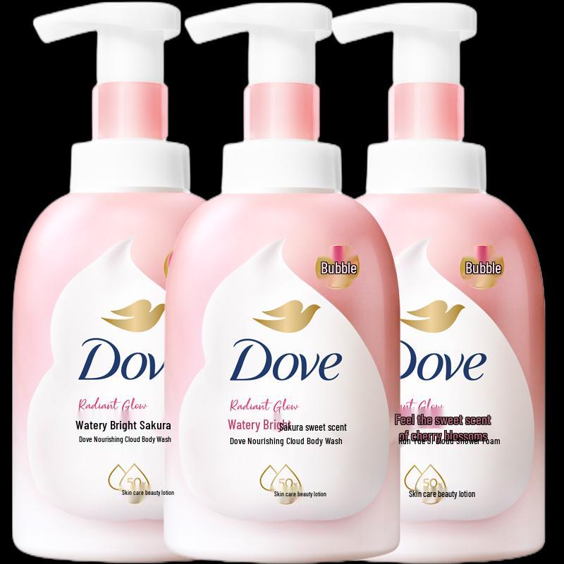 Dove Deeply Nourishing Cherry Blossom Foaming Body Wash