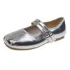 Fashion Ballet-style Single-shoe Women's 2025 New Spring and Summer Soft-soled Buckle Mary Jane Women's Shoes Flat Bean Shoes