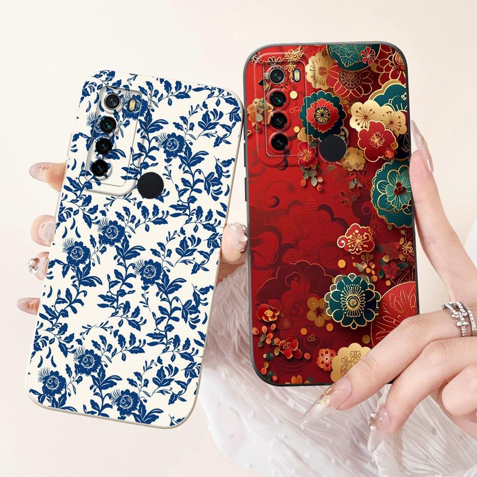 Чехол для Xiaomi Redmi Note 8 2021 Note 8T Модный Чехол с Конфетным Рисунком Ударопрочный Чехол для Телефона Для Redmi Note 8 Pro Note8 Мягкие Чехлы