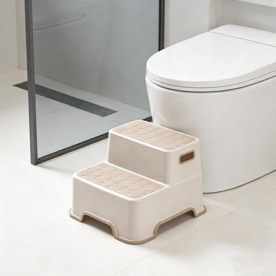 Туалетный стул-подставка Многофункциональный Регулируемый Нескользящая поверхность Эргономичный дизайн Для детей и взрослых Средство от запора